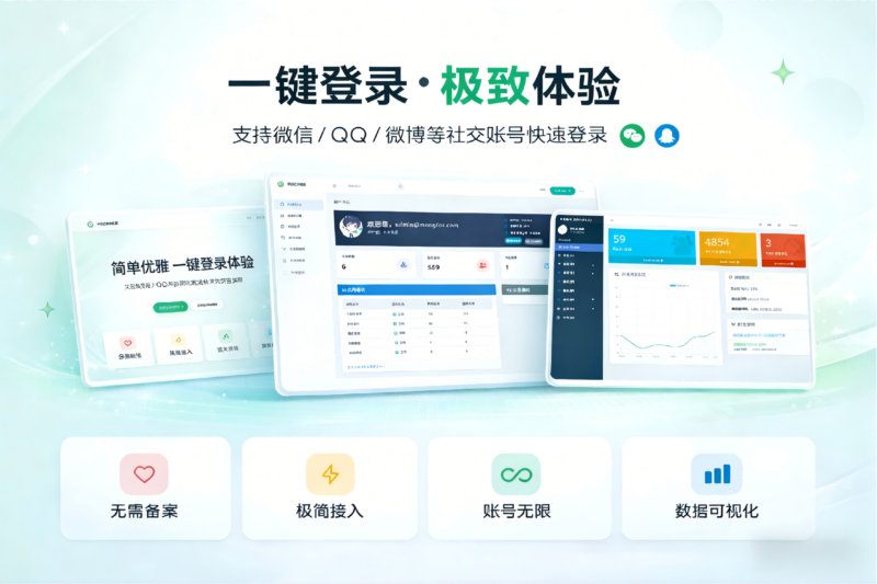 彩虹聚合登录系统-萌狐星球 · MengFox Planet